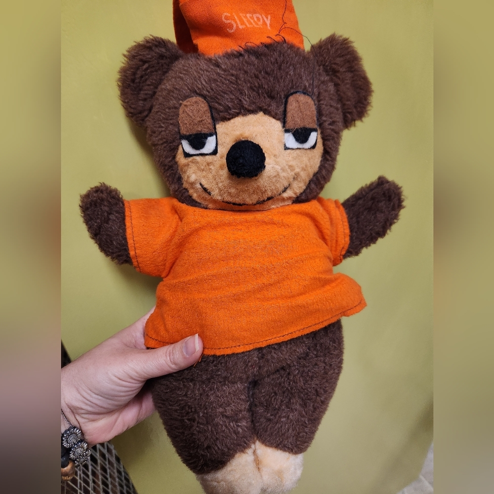 SLEEPY Rare 1960s Teddy Bear